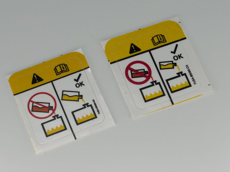 Coolant Reservoir Decals for 2007–2009 Shelby GT500